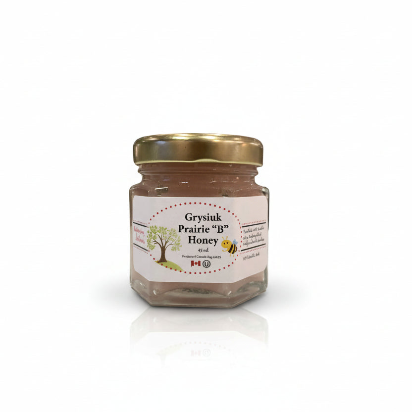 Grysiuk Prairie "B" Honey - Mini Honey Jars