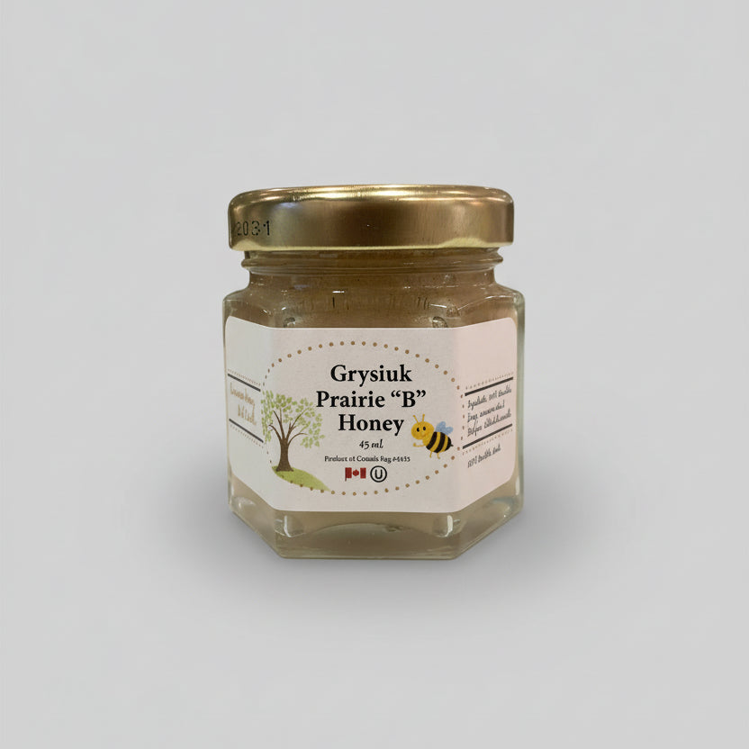 Miel de prairie Grysiuk « B » – Mini pots de miel-4