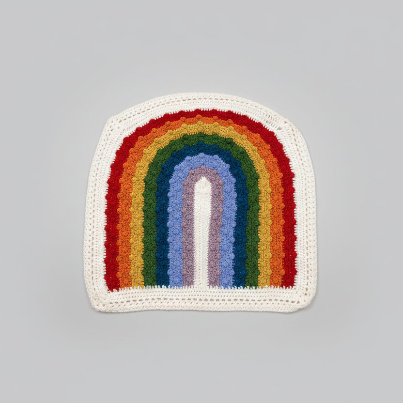 Crochet with Ket - Rainbow Throw Blanket
