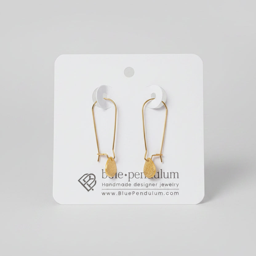 Blue Pendulum - Boucles d'oreilles-15