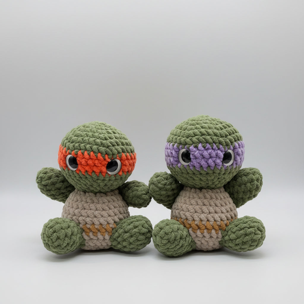 Crochet with Ket - Ninja Turtles