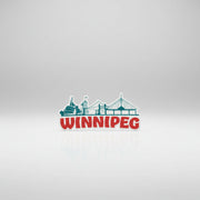 Made Here - Winnipeg Skyline Magnet