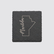 J.A.B Leatherworks - Sous-verres en ardoise