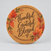 J.A.B Leatherworks - Fall Cork Trivets