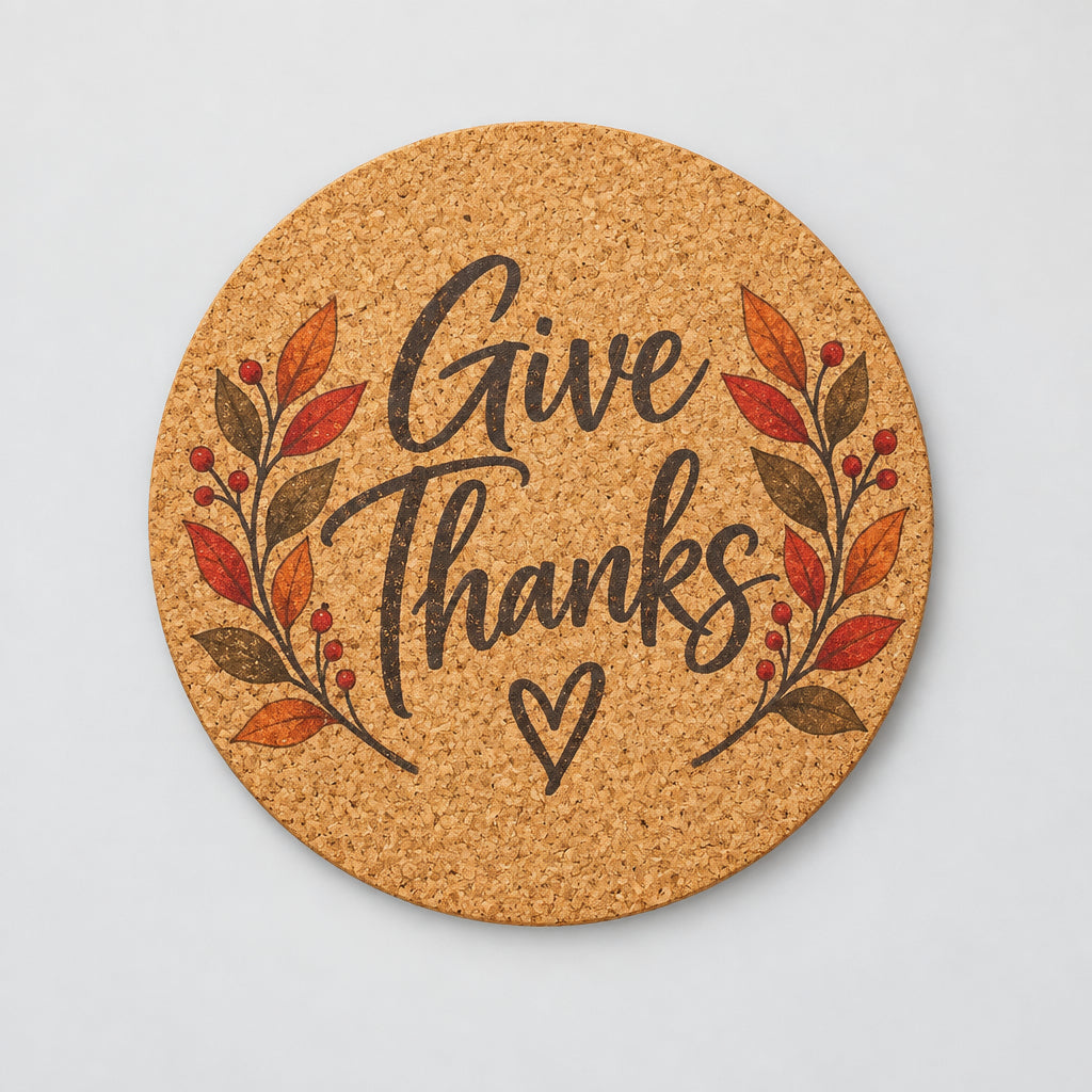 J.A.B Leatherworks - Fall Cork Trivets-2