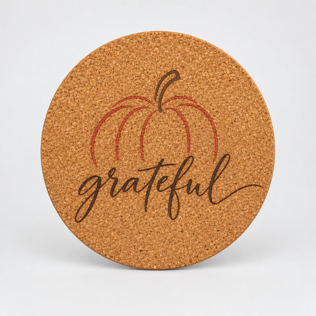 J.A.B Leatherworks - Fall Cork Trivets-5