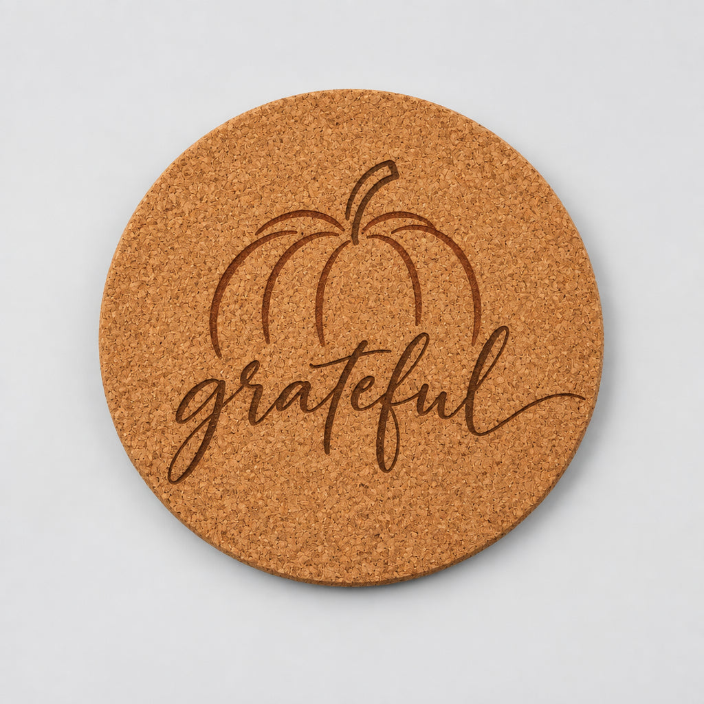 J.A.B Leatherworks - Fall Cork Trivets-6