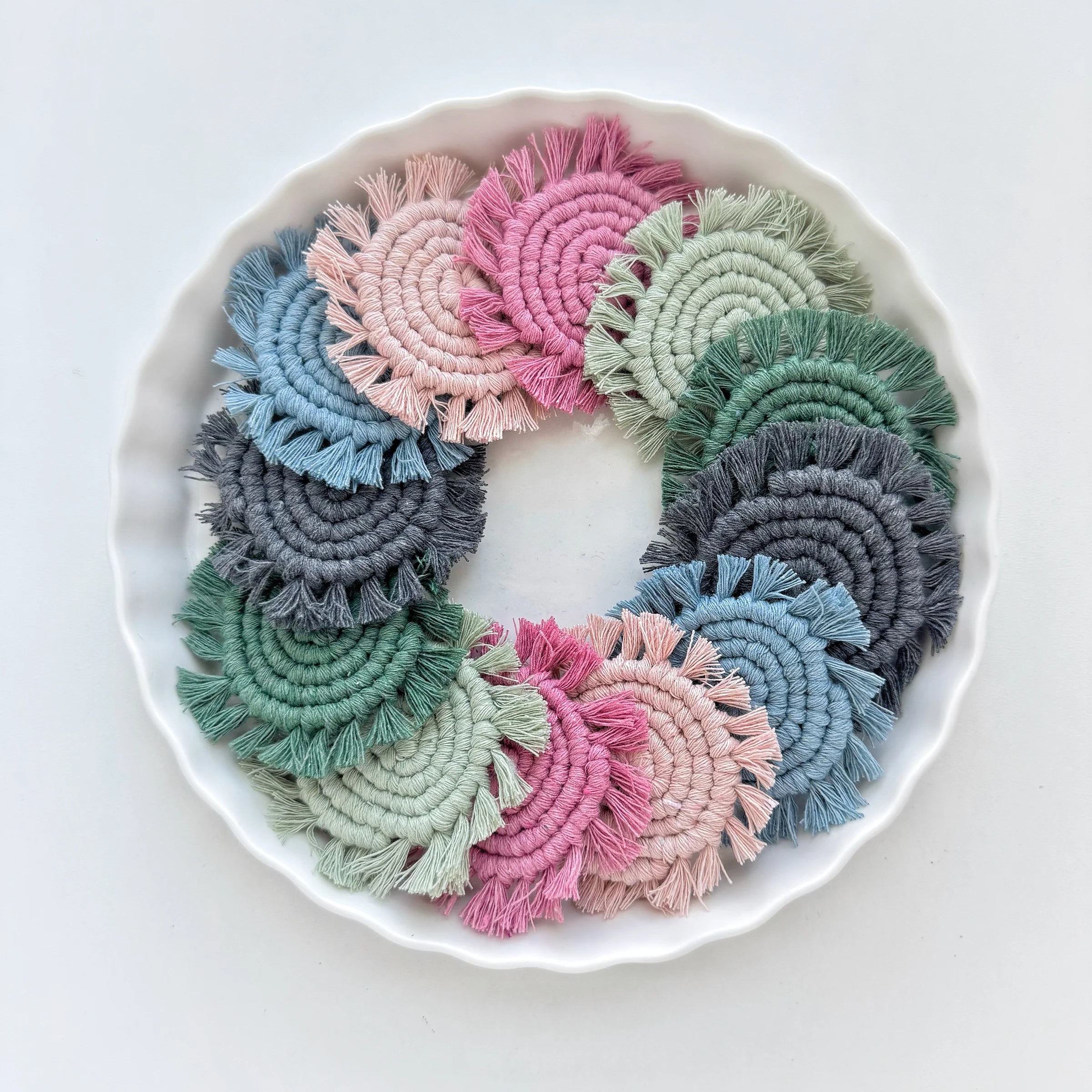 Macrame With Lovely - Car Coasters