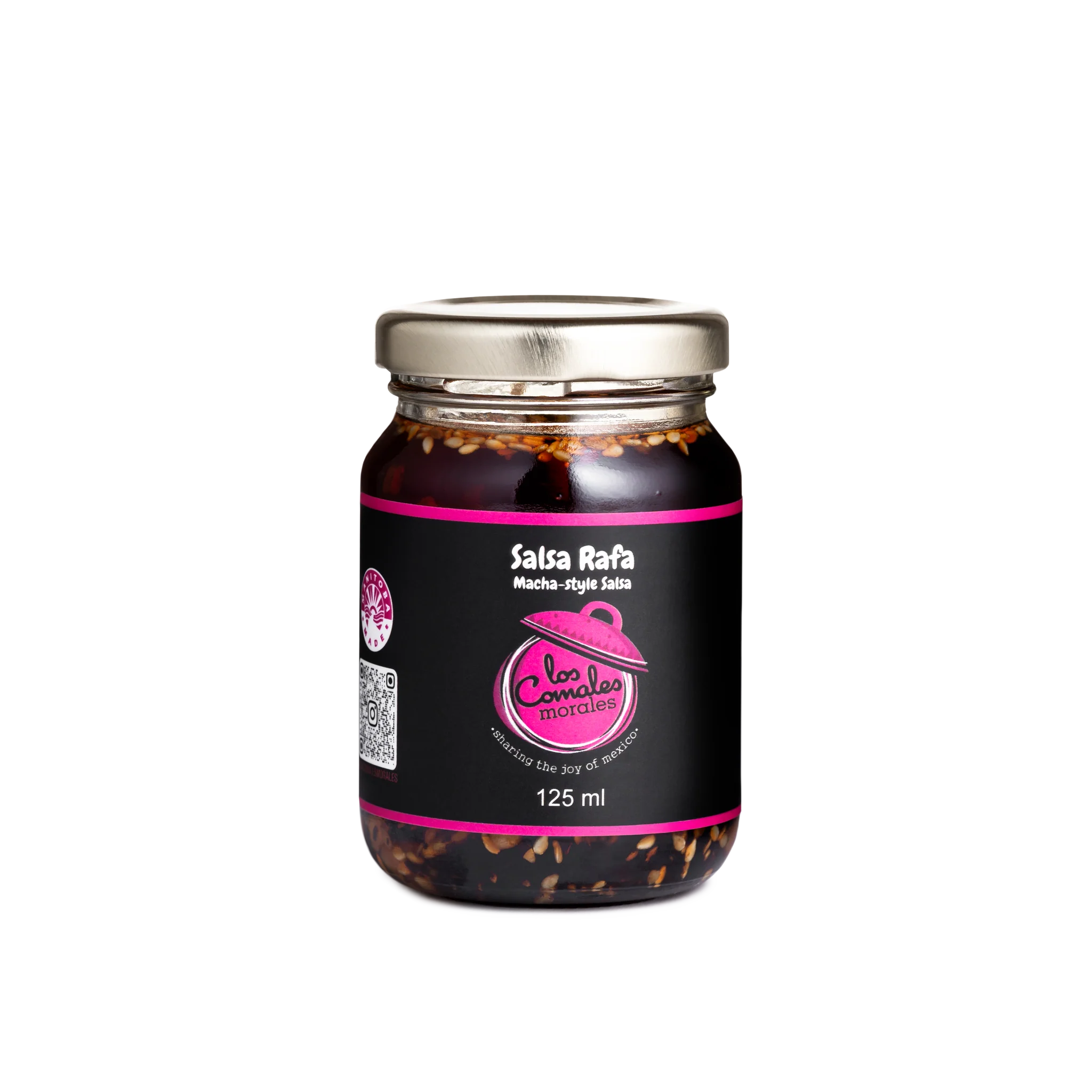 Los Comales Morales - Macha Style Salsa - Peanut Safe