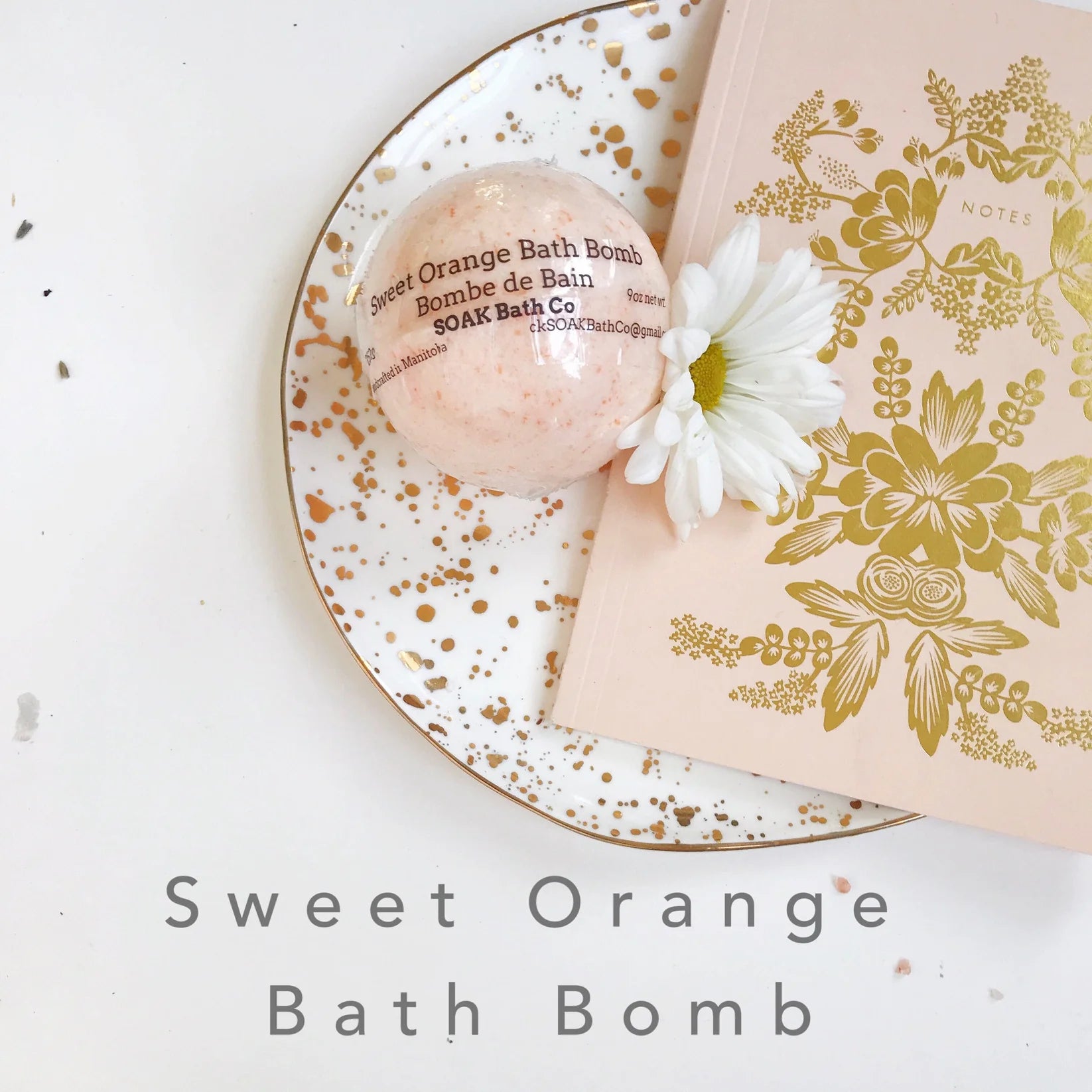 SOAK Bath Co - Sweet Orange Bath Bomb