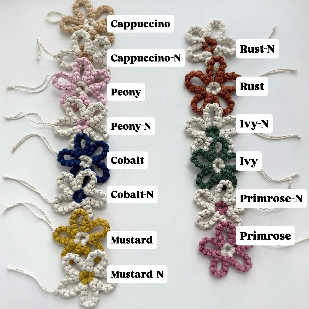 Macrame with Lovely - Bloom Bag Charm