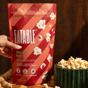 EATABLE - Jingle Bell Pops - White Chocolate Christmas Popcorn