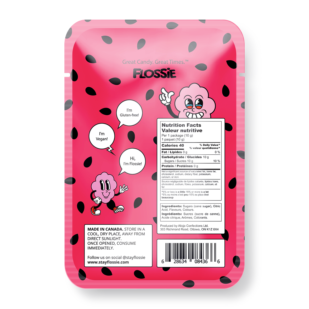 Flossie - Sour Watermelon Cotton Candy