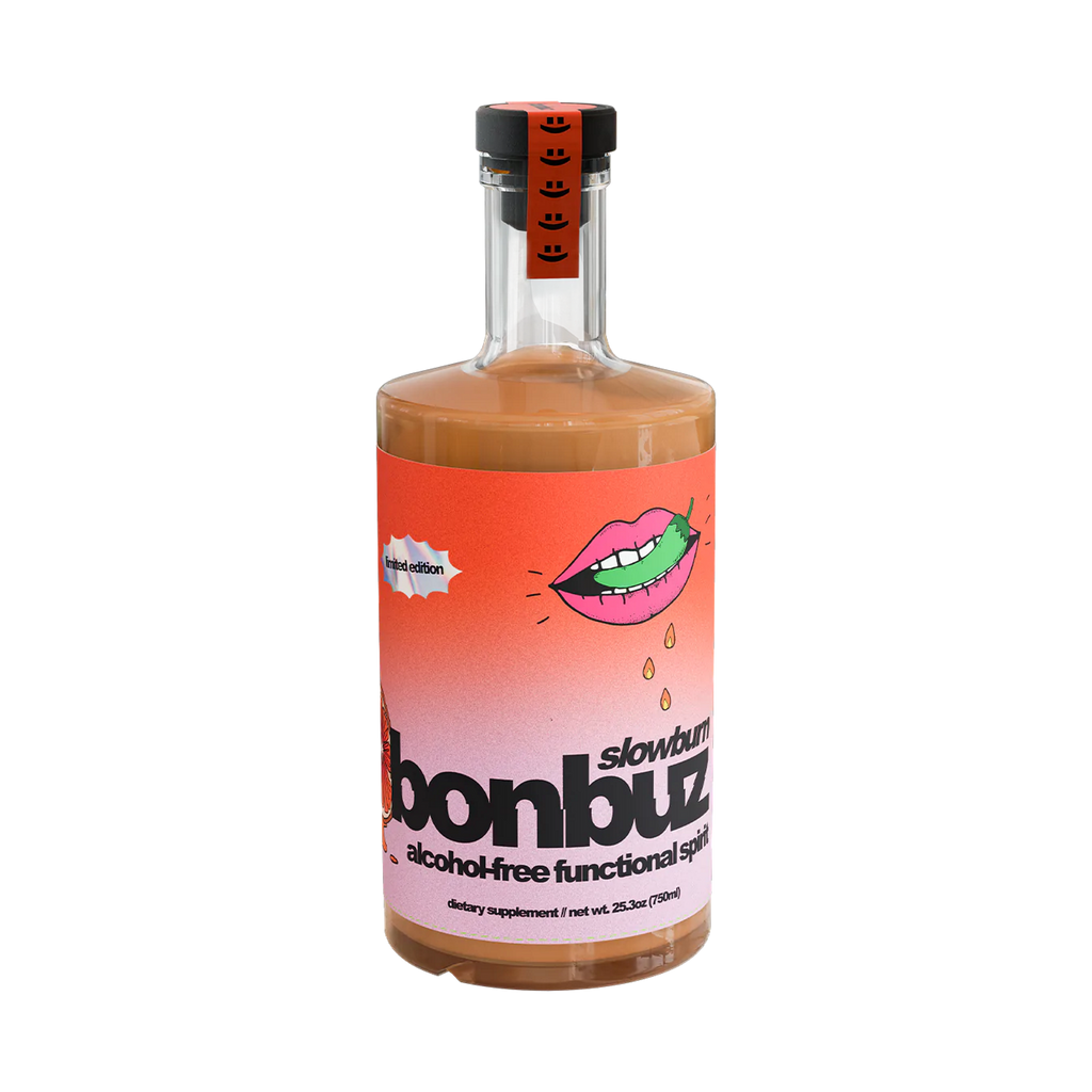 bonbuz Canada - alcohol free alchemy spirit - filled with electrifying stimulants from naturally derived amino acids, adaptogens, and nootropics for social hype and lucid connections