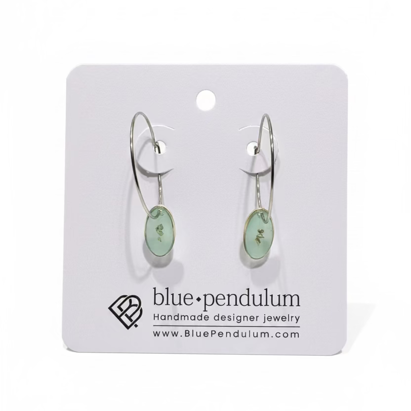 Blue Pendulum - Boucles d'oreilles-3