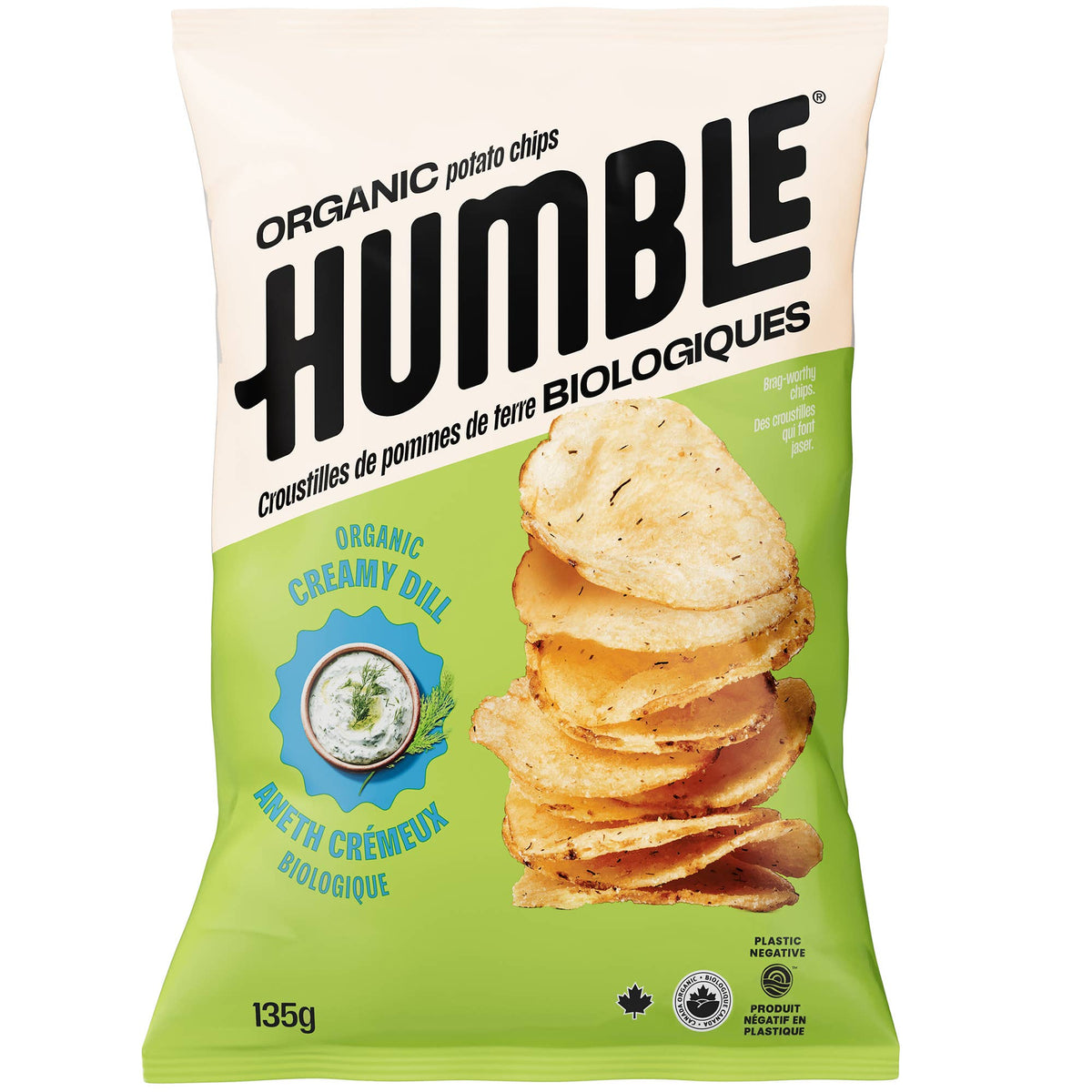 Humble Organic Potato Chips - Creamy Dill-1