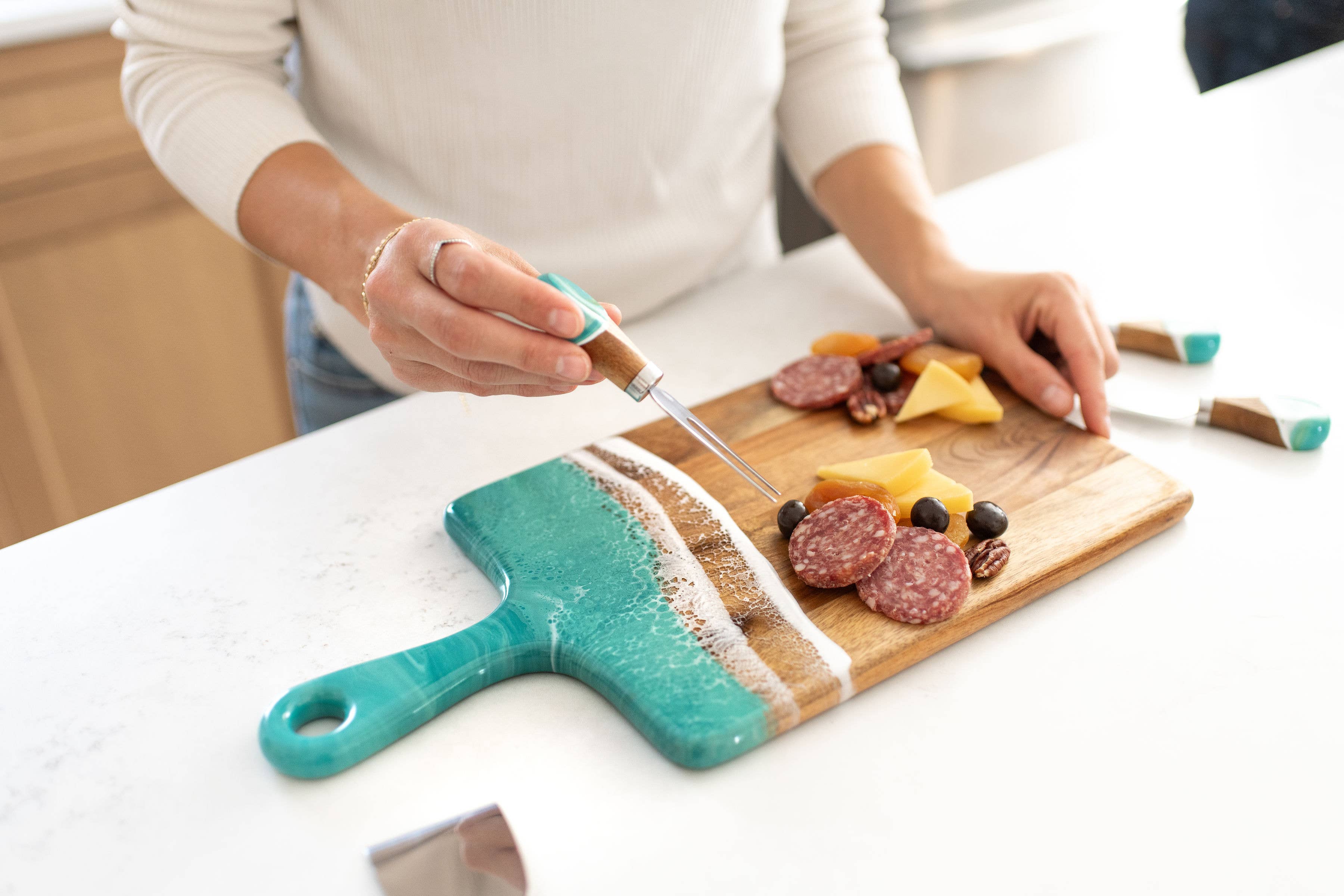 Lynn & Liana Designs - Planche à charcuterie - Moyenne 20 cm x 40 cm-14