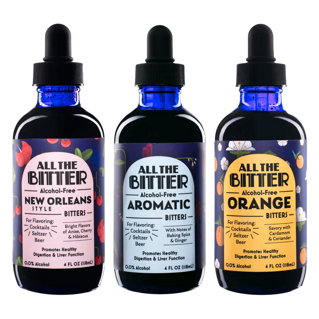 All The Bitter Canada - Alcohol Free Classic Bitters Trio Set- promote healthy digestion and liver function