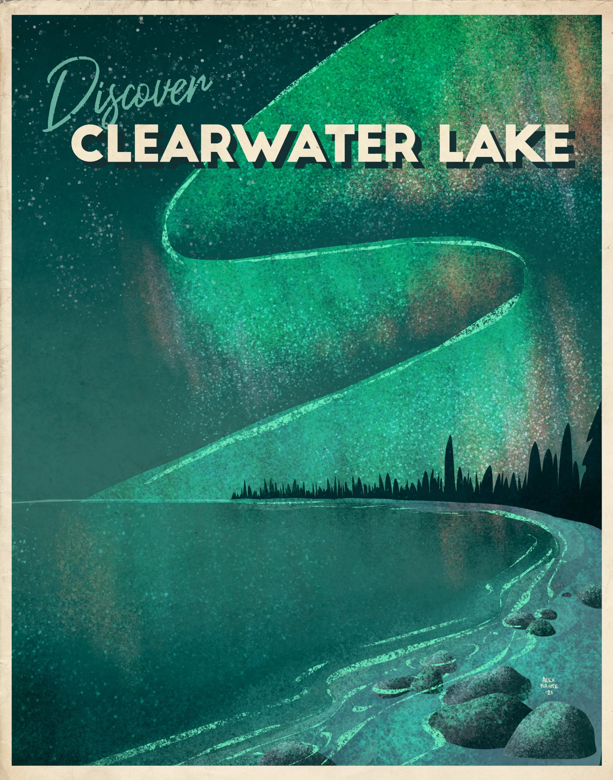 Alex Plante - Impression touristique vintage du Manitoba-4