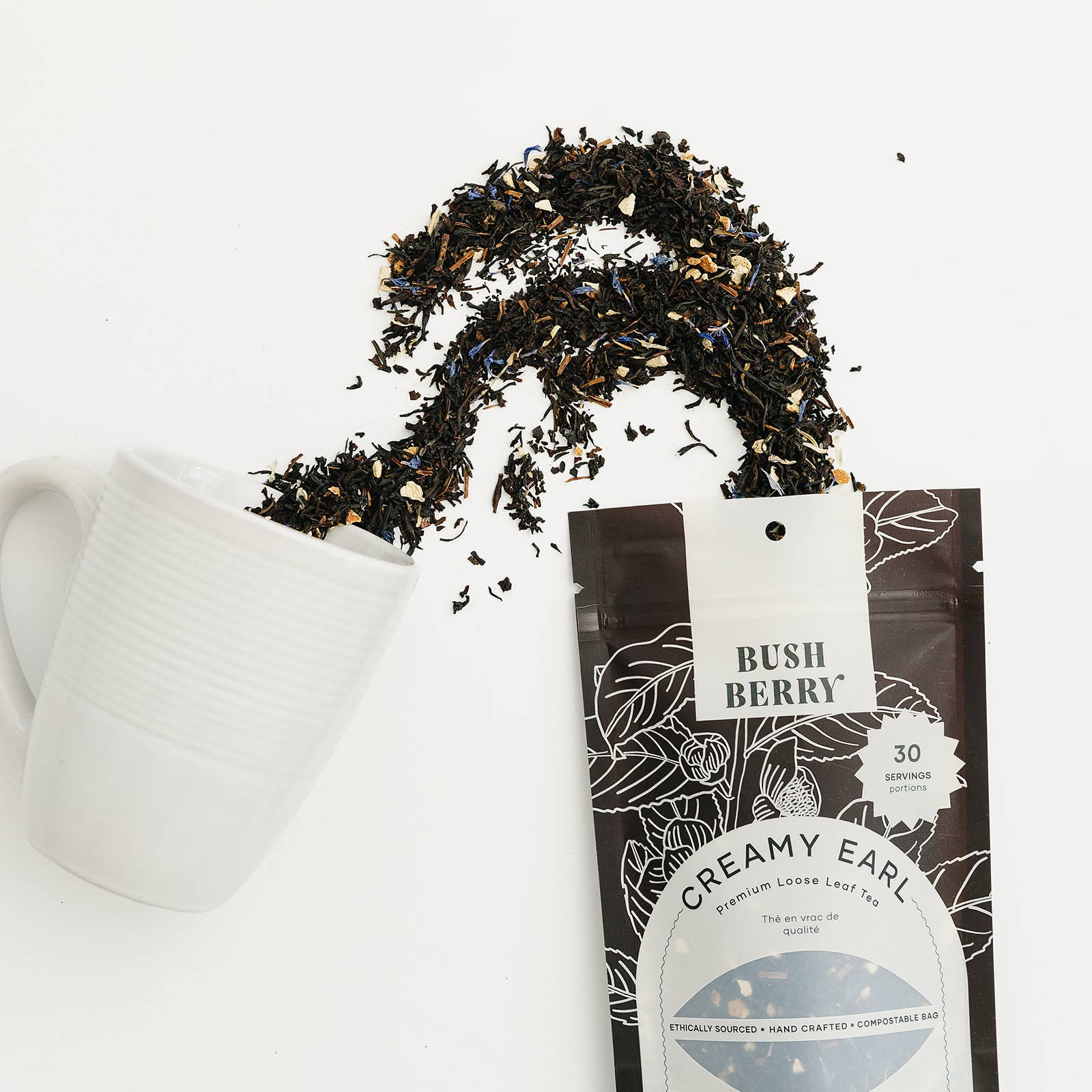 Thé en vrac Bush Berry Earl Grey crémeux biologique-5