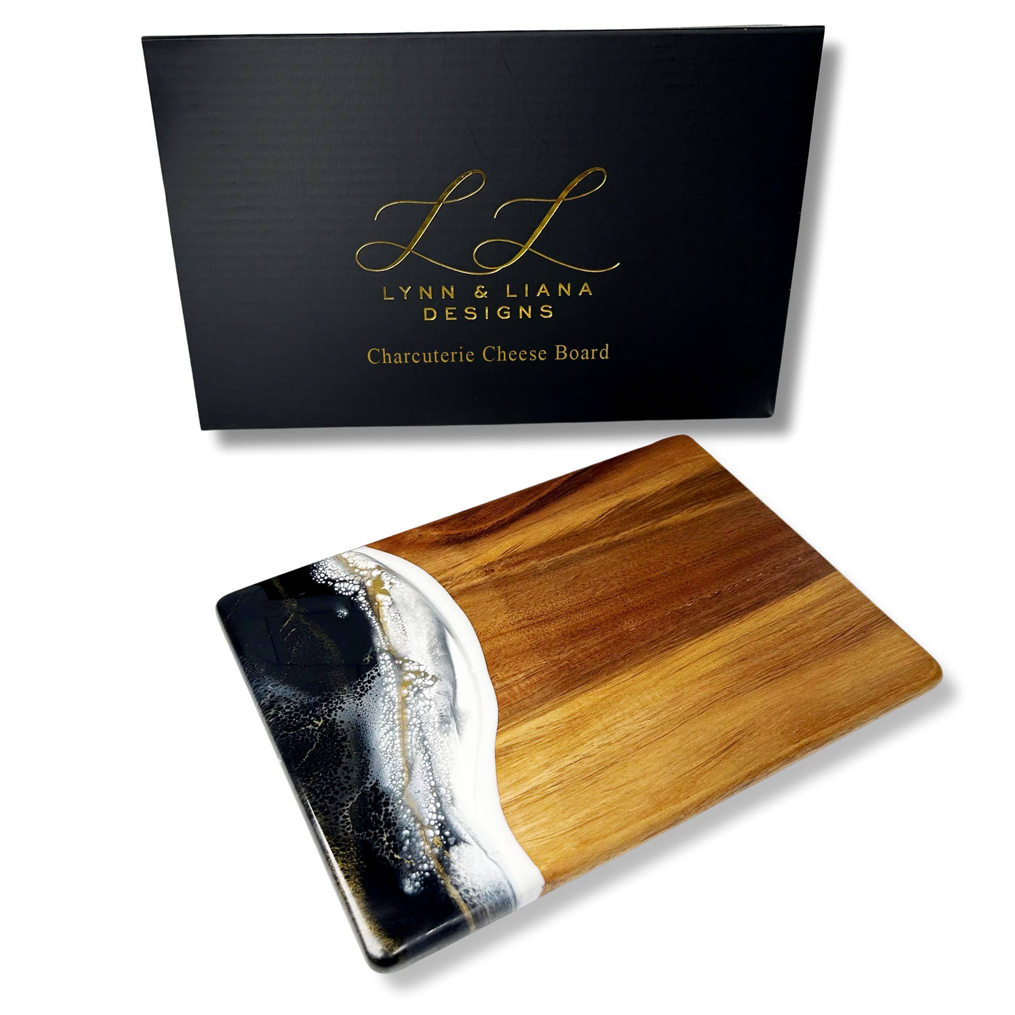 Lynn & Liana Designs - Planche à Fromage et Charcuterie "Soirée Romantique"-6