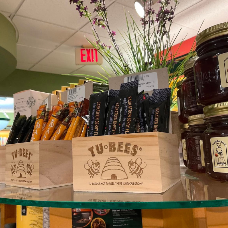 Wooden Display Box for Honey Sachets-3