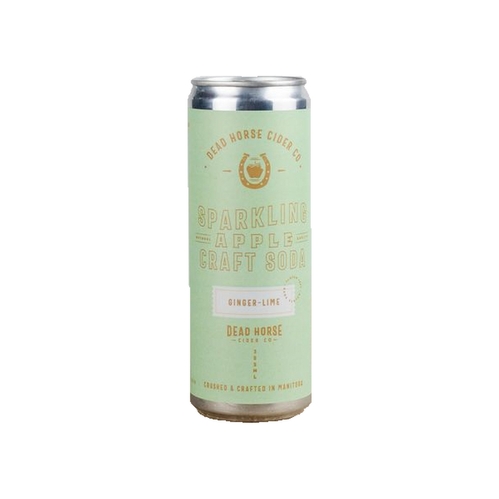 Dead Horse Cider Co - Non-alcoholic cider beverage - ginger lime craft soda - vegan gluten free all natural