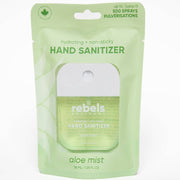 rebels REFINERY - Brume nettoyante pour les mains à l'Aloe Vera, format de poche