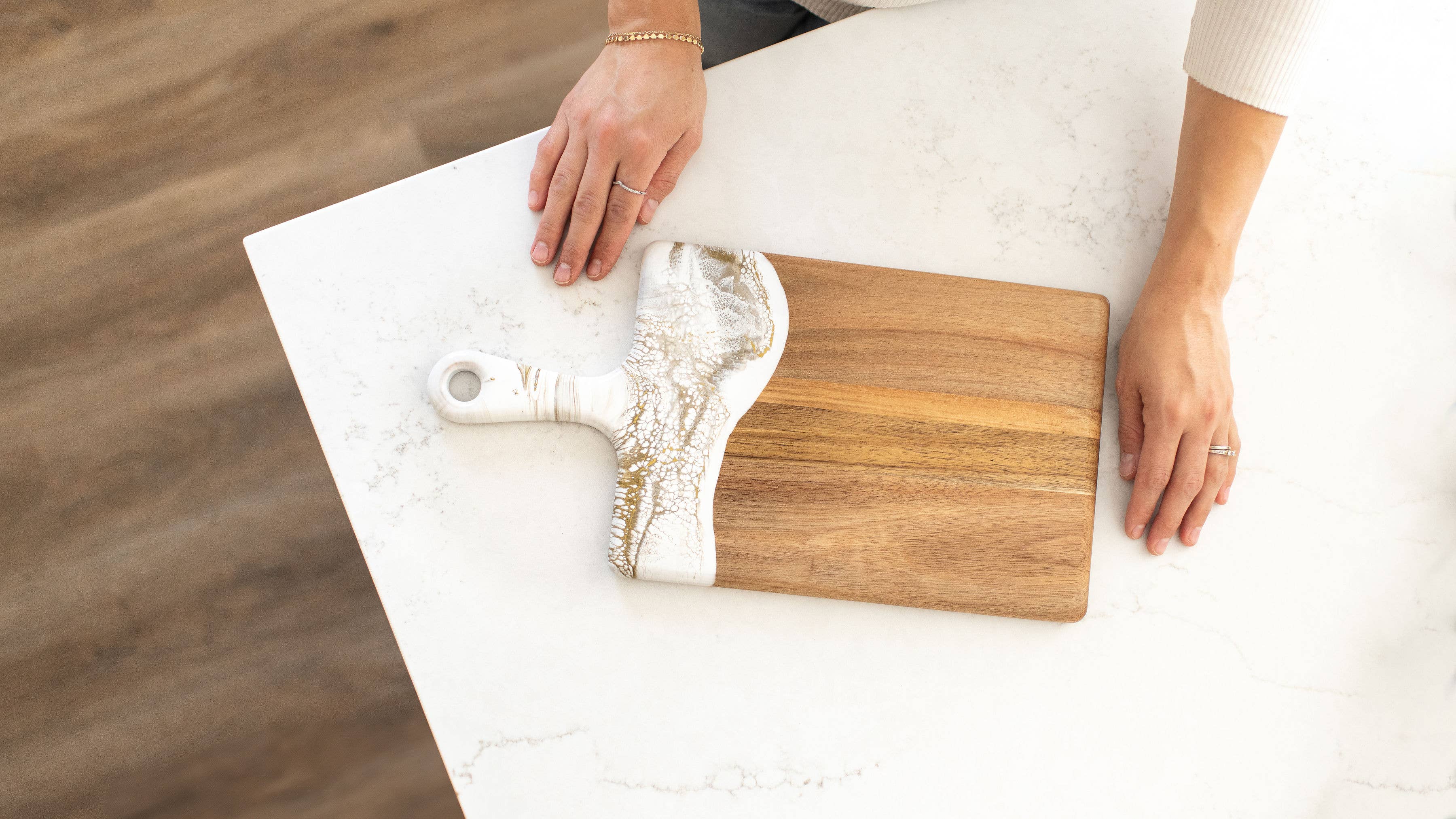 Lynn & Liana Designs - Planche à charcuterie - Moyenne 20 cm x 40 cm-20