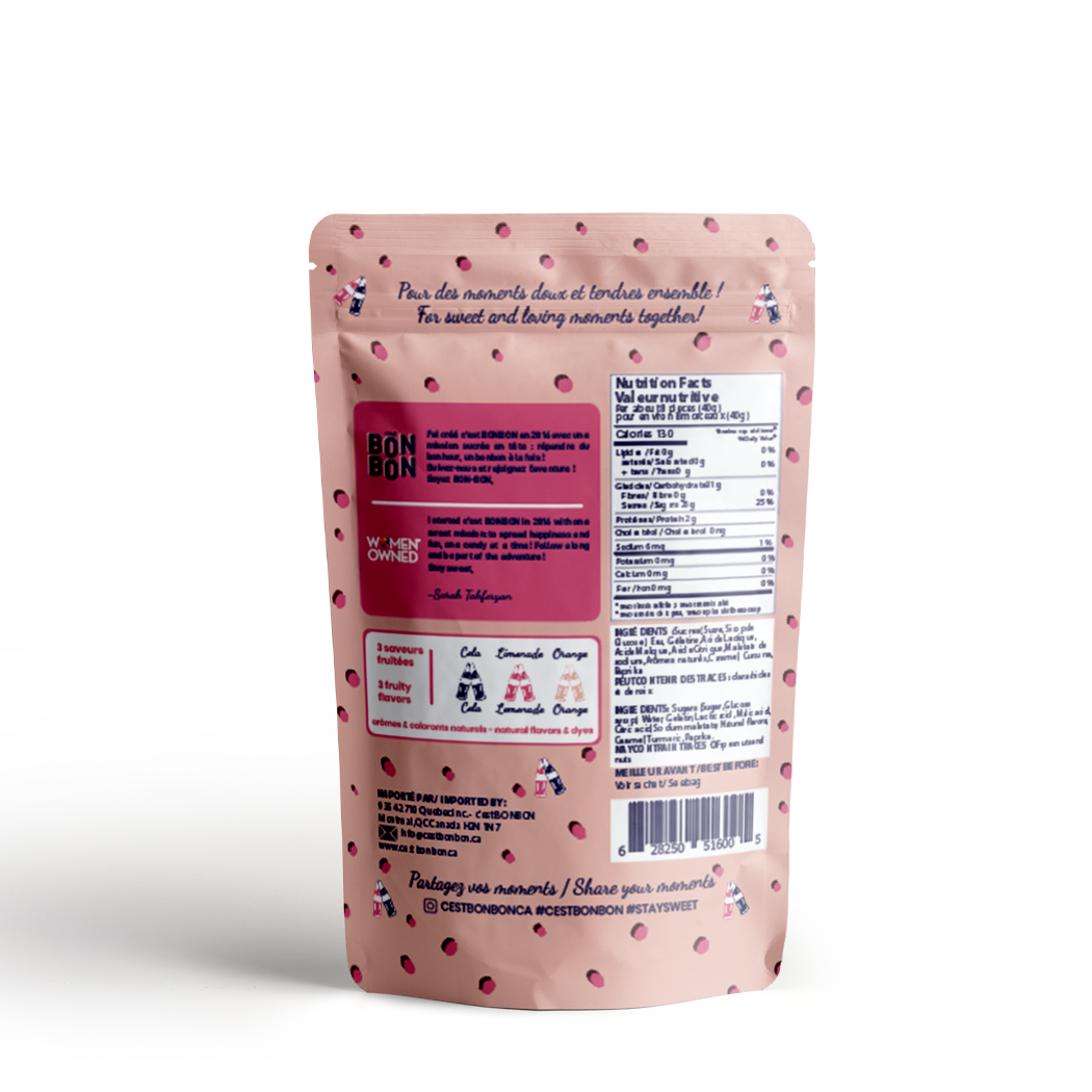 La Boîte A BonBons - Sour Pop Bottles - Gummy Candies