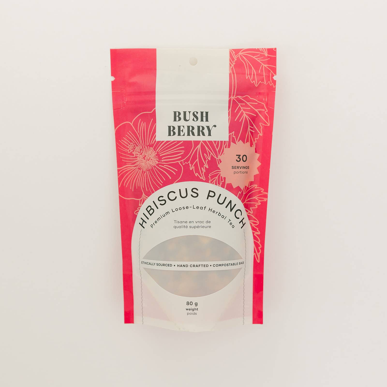 Bush Berry - Organic Hibiscus Punch Loose Leaf Tea-6