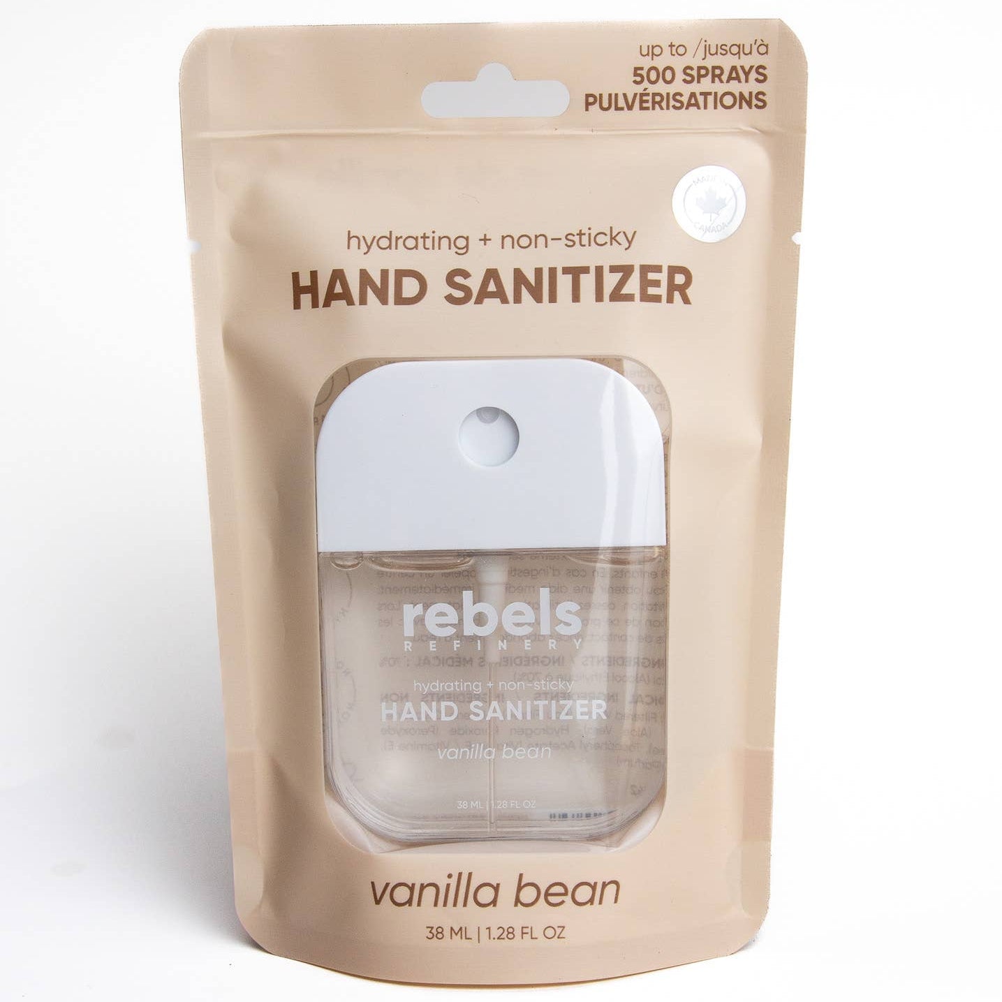 rebels REFINERY - Pocket Hand Sanitizer - Vanilla Bean