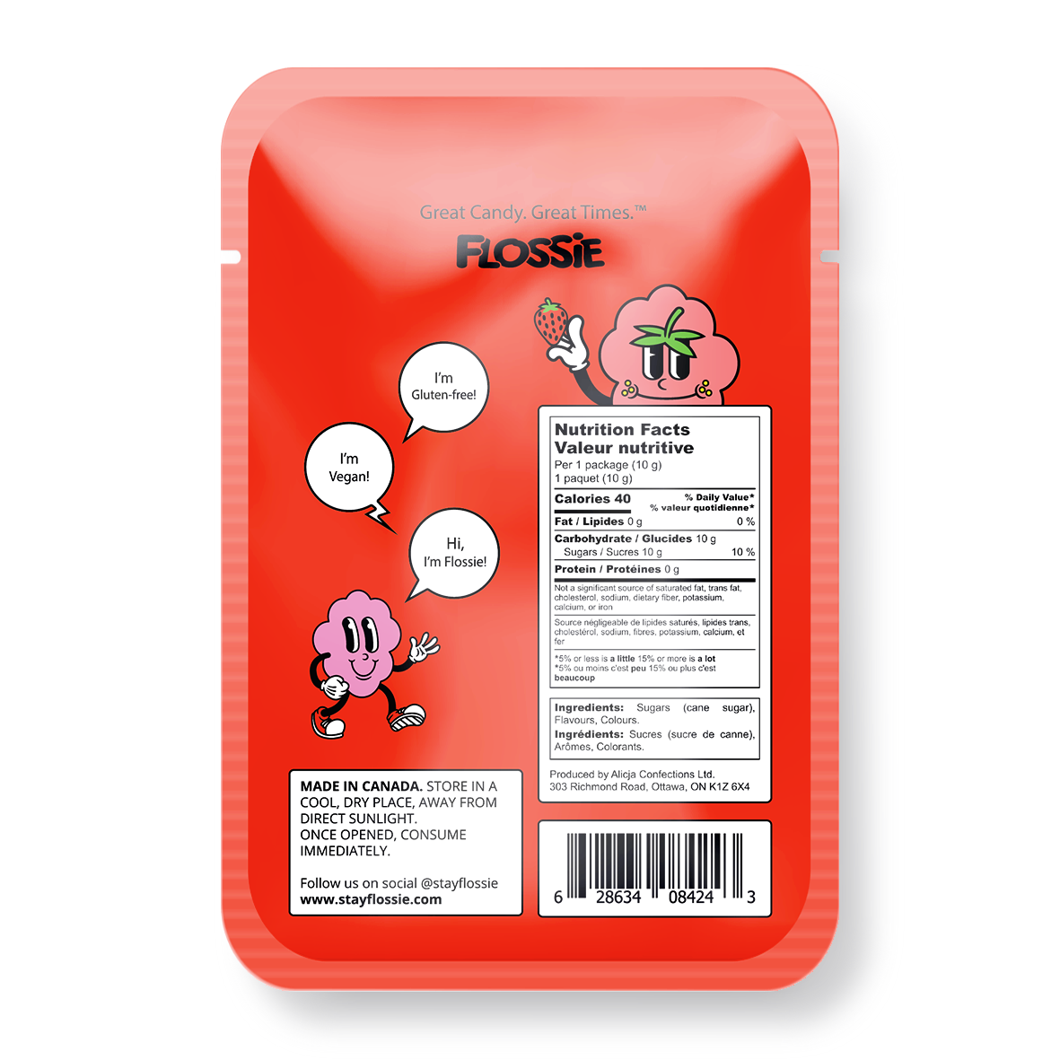 Flossie - Strawberry Cotton Candy