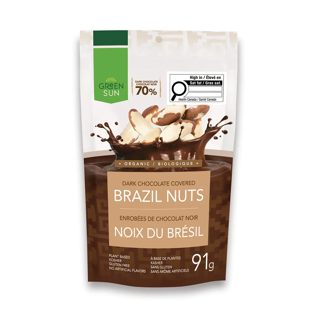 Green Sun - Organic Dark Chocolate Covered Brazil Nuts-2