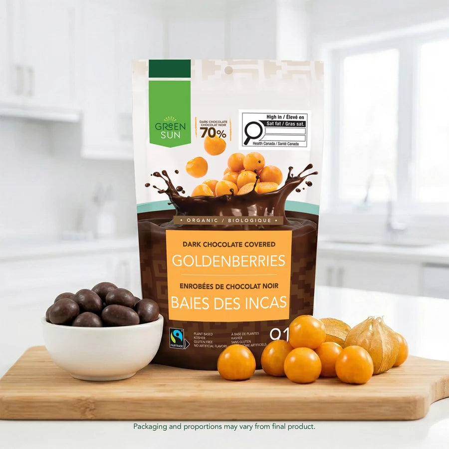 Green Sun - Organic Dark Chocolate Covered Goldenberries-1