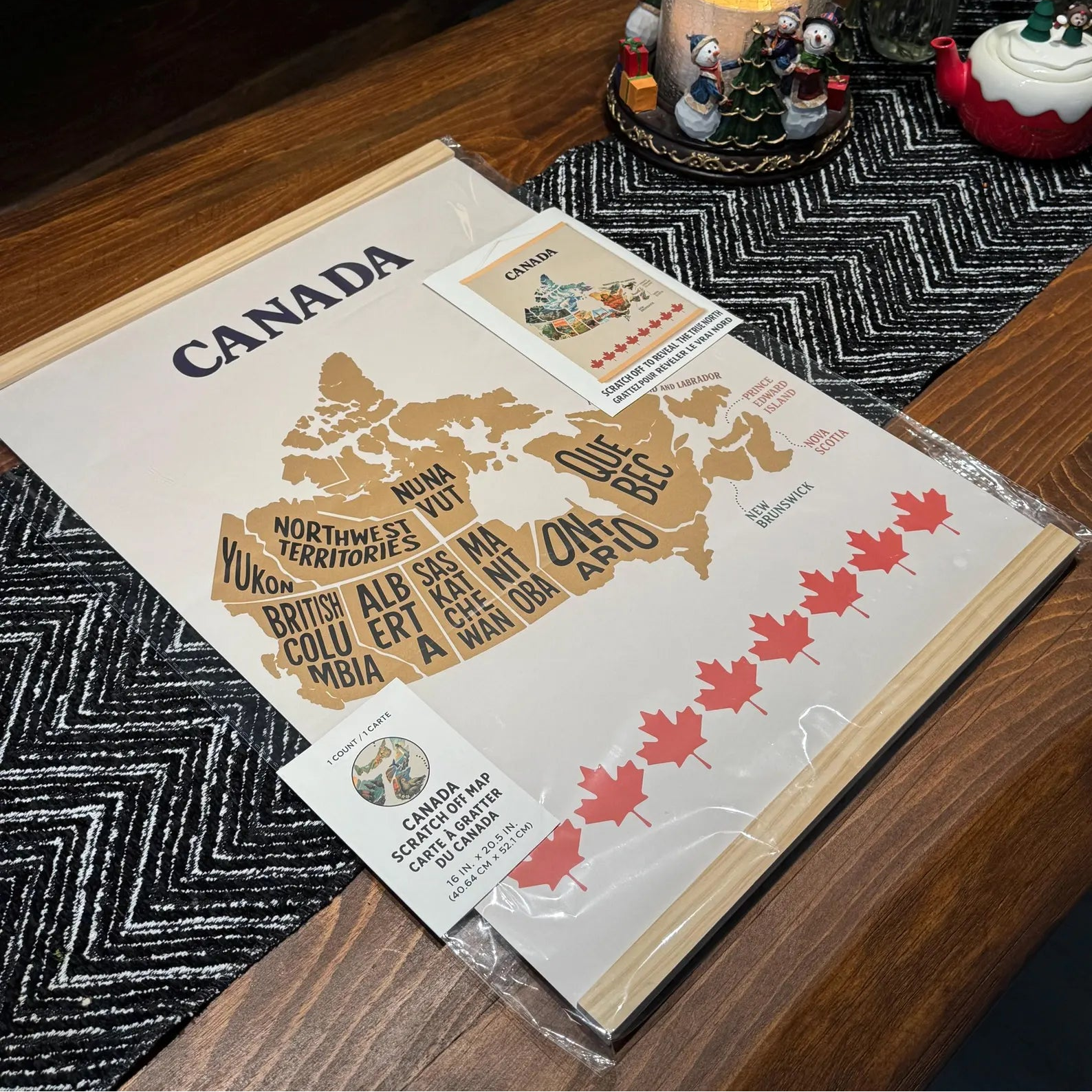 EverWander Creations - Canada Scratch off Map-3