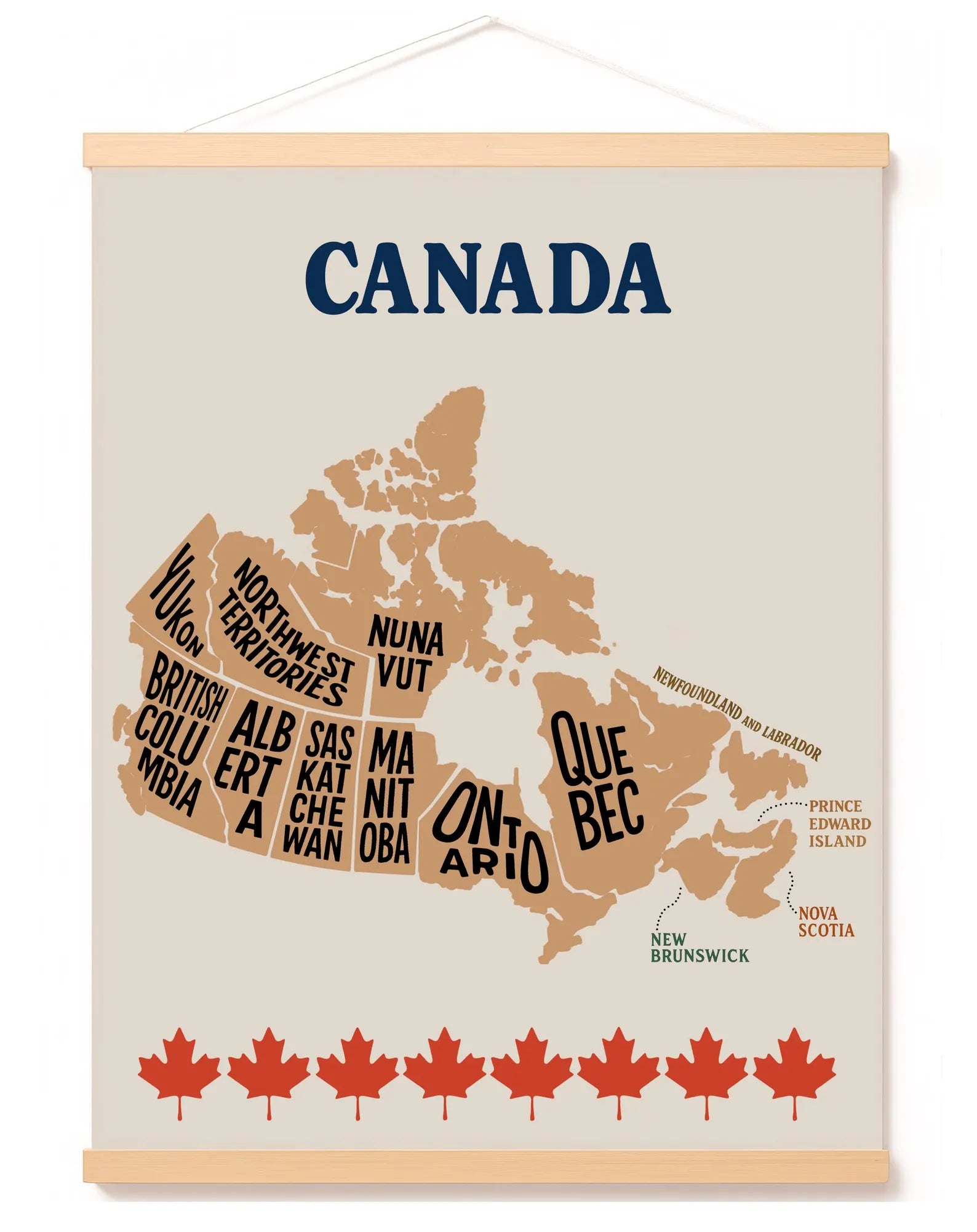 EverWander Creations - Canada Scratch off Map