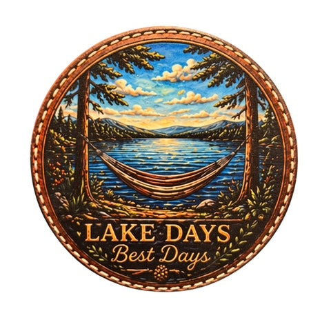 J.A.B Leatherworks - Sous-verres en céramique (Ronds)-5