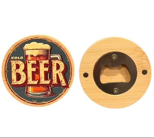 J.A.B Leatherworks - Magnetic Bottle Openers