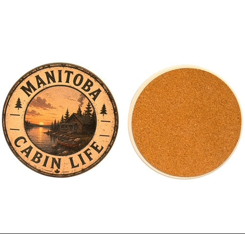 J.A.B Leatherworks - Ceramic Coasters (Circle)