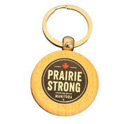 J.A.B. Leatherworks - Porte-clés (Cercle en bois)