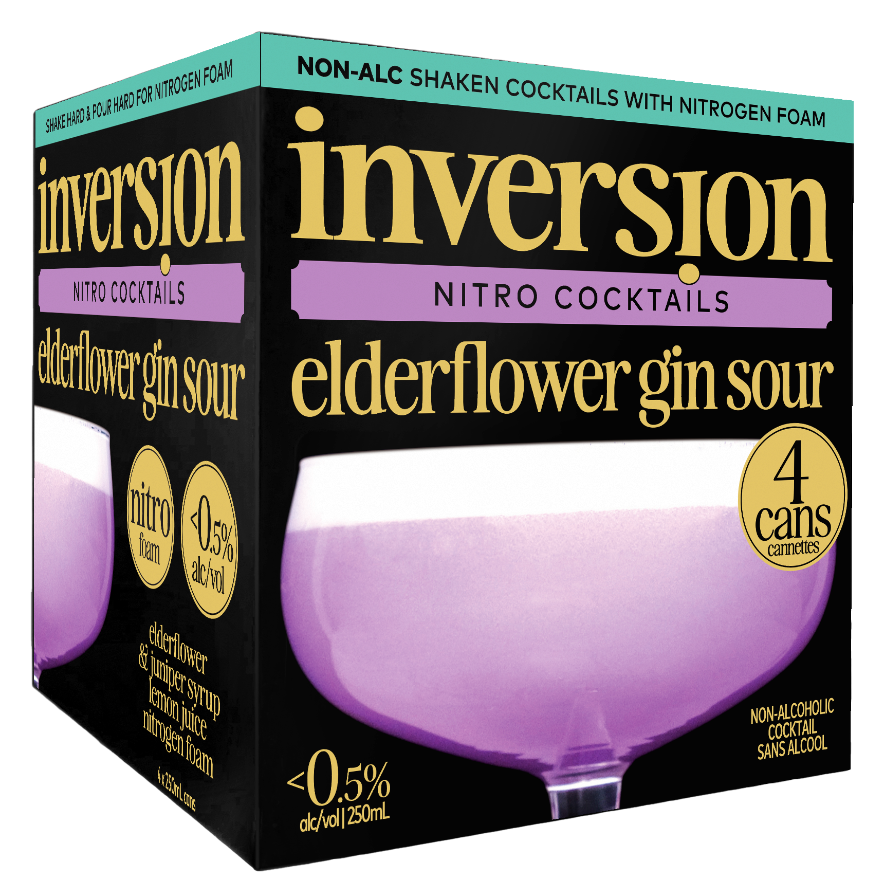 Inversion Nitro Cocktails - Gin Sour à la Fleur de Sureau-4