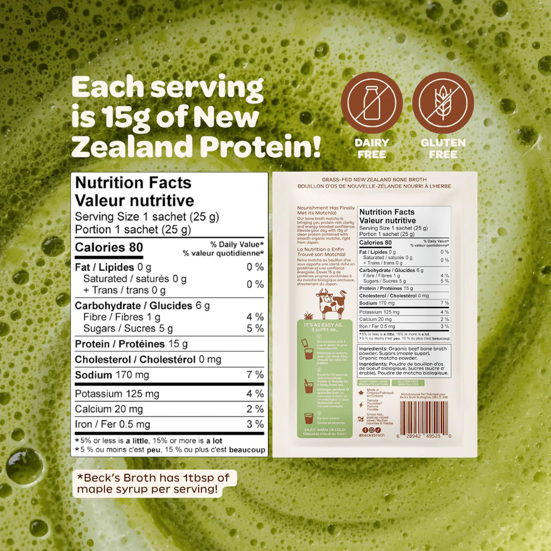 Beck's Bouillon - Matcha Latte Protéiné-3