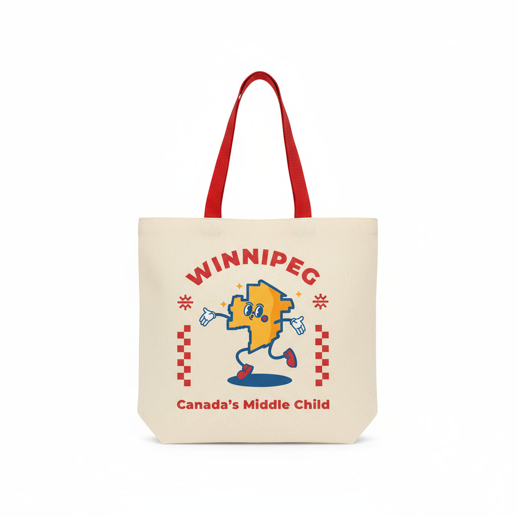 Tourism Winnipeg - Canada's Middle Child - Tote Bag