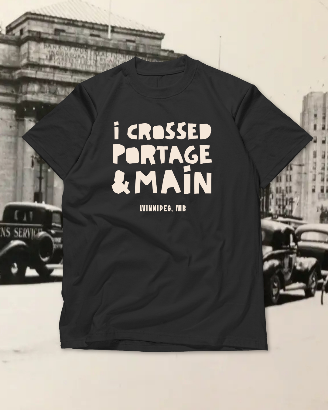 Collection « i Crossed Portage & Main » (T-shirt unisexe)-4