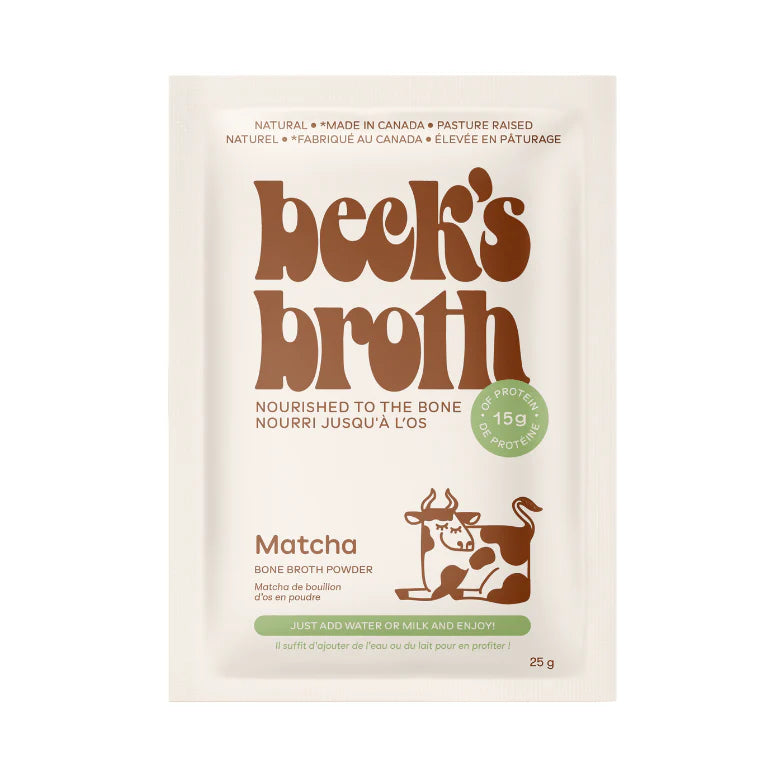 beck's broth - Protein Matcha Latte