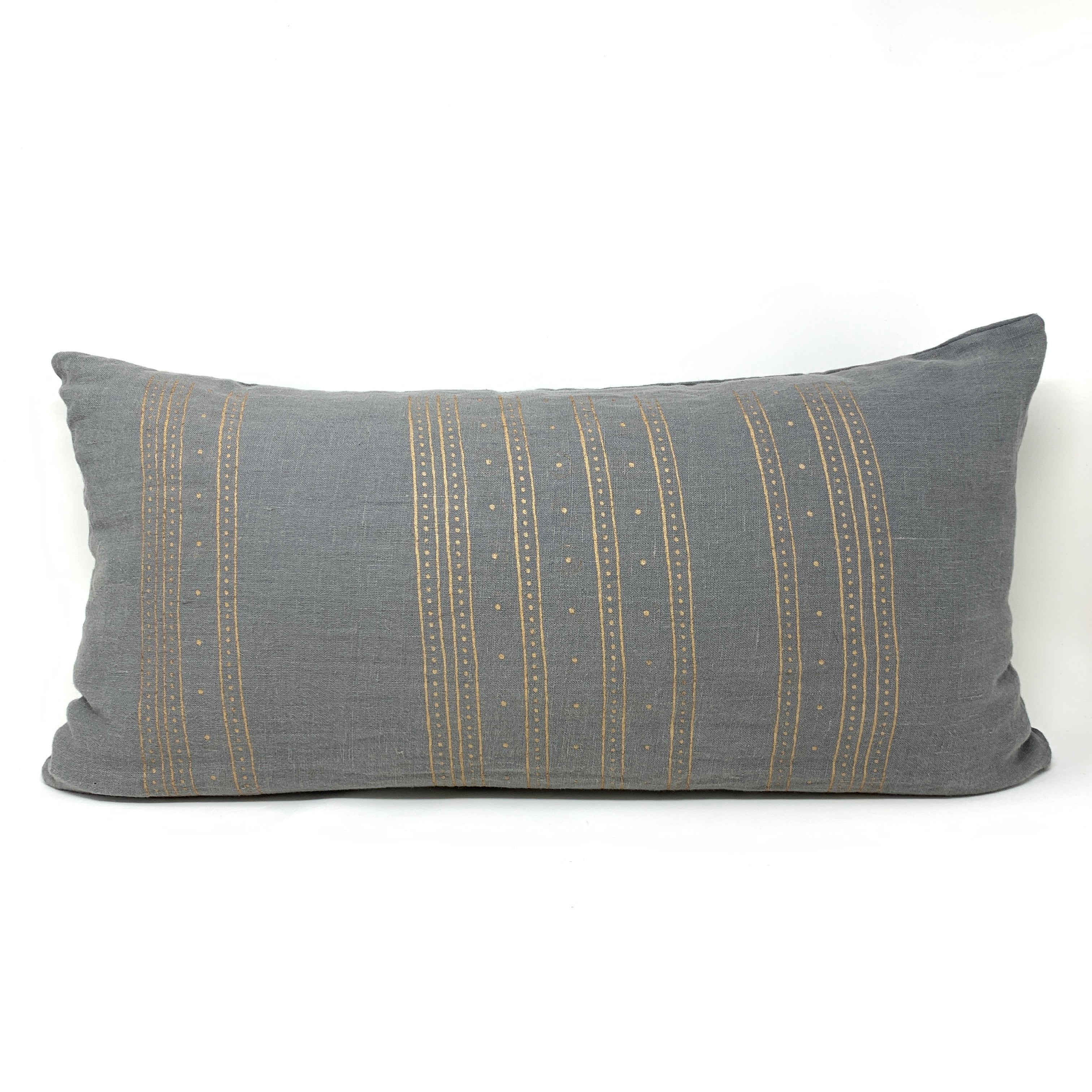 Indigo Arrows - Bezhig Lumbar Pillow